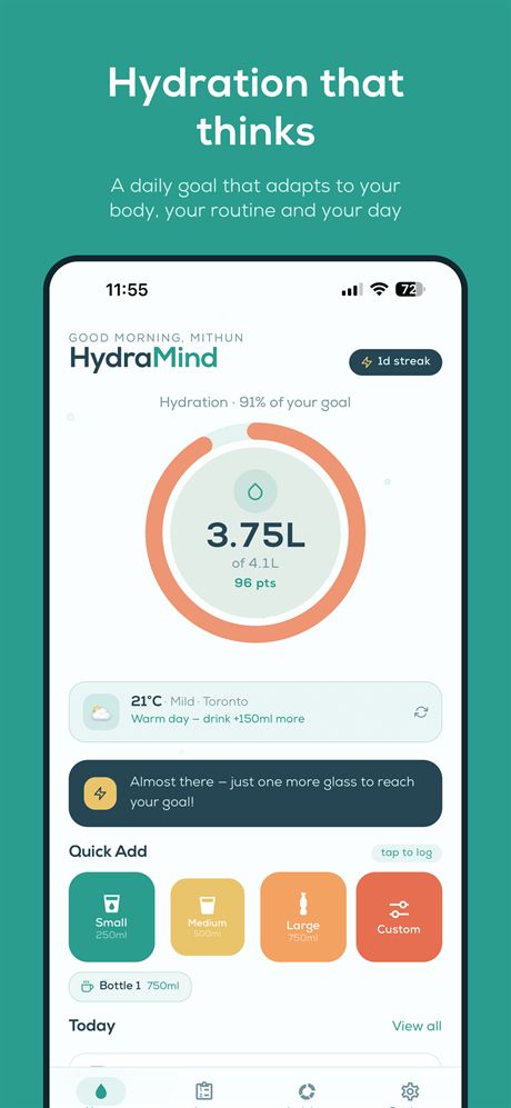 HydraMind screen
