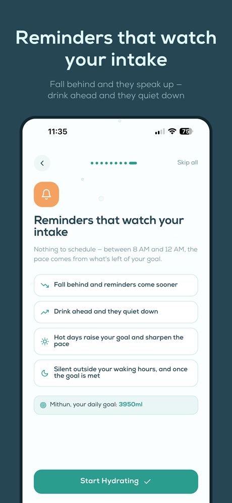 HydraMind screen