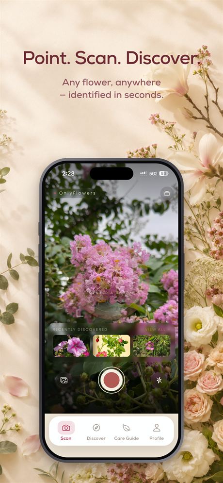 OnlyFlowers screen