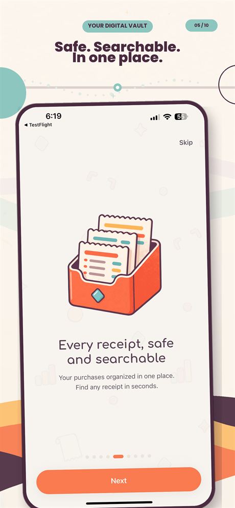 Snapceipt screen